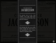 Tablet Screenshot of champagnejacquesson.com